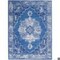 Homeroots 6 x 9 ft. Navy Blue & Ivory Persian Medallion Area Rug 385840 - alternate 1